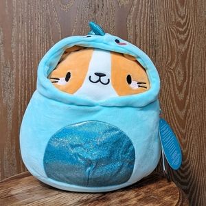 Olena the cat in dino costume Squishmellow